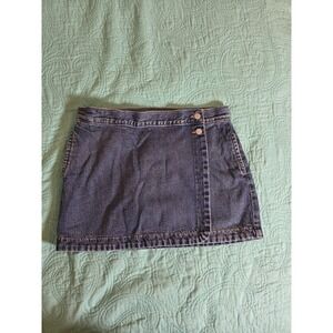Levi's Skirt Women's Size 30x14 Blue Cotton  Denim Wrap Jean Skirt. 2000 Revival